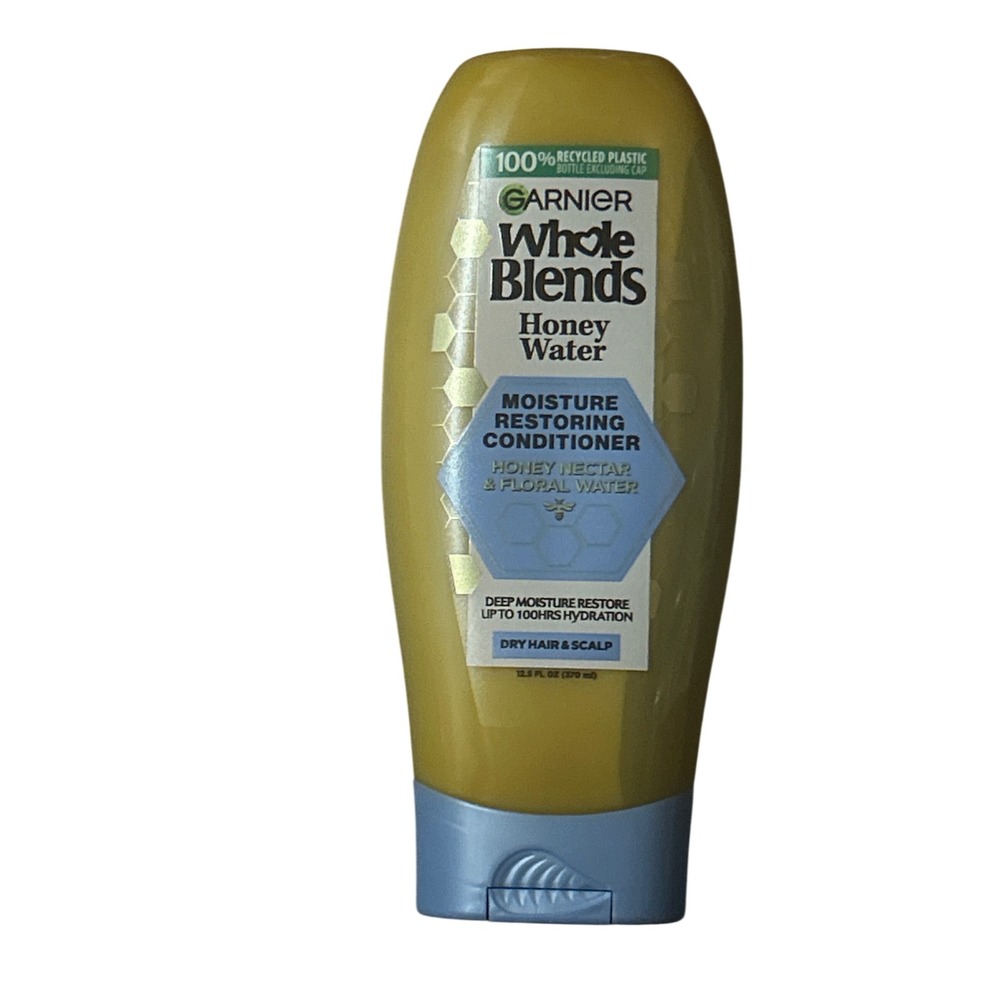 Garnier Whole Blends Honey Water Moisture Restoring Conditioner 12.5 oz Dry Hair